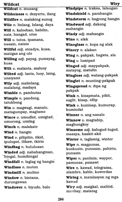 meaning english to tagalog